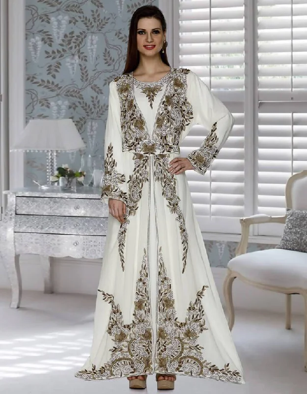 Embellish Embroidered Stylish Kaftan Dresses