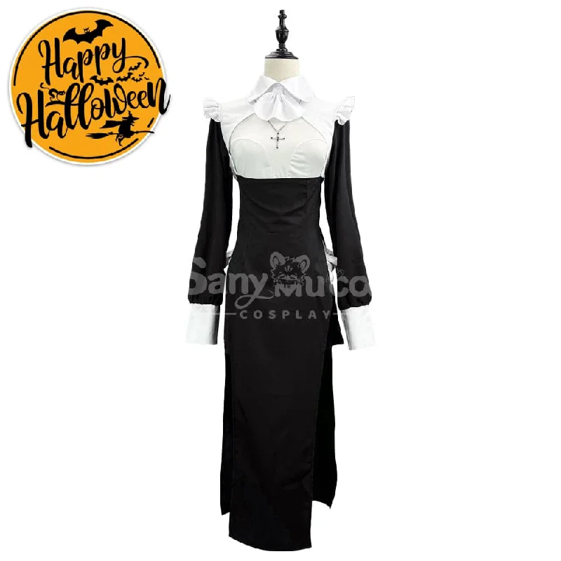 【In Stock】Halloween Cosplay Nun Cosplay Nurse Cosplay Stage Performance Cosplay Costume