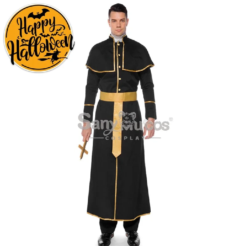 【In Stock】Halloween Cosplay Ancient Roman Style Pastor Gown Cosplay Costume